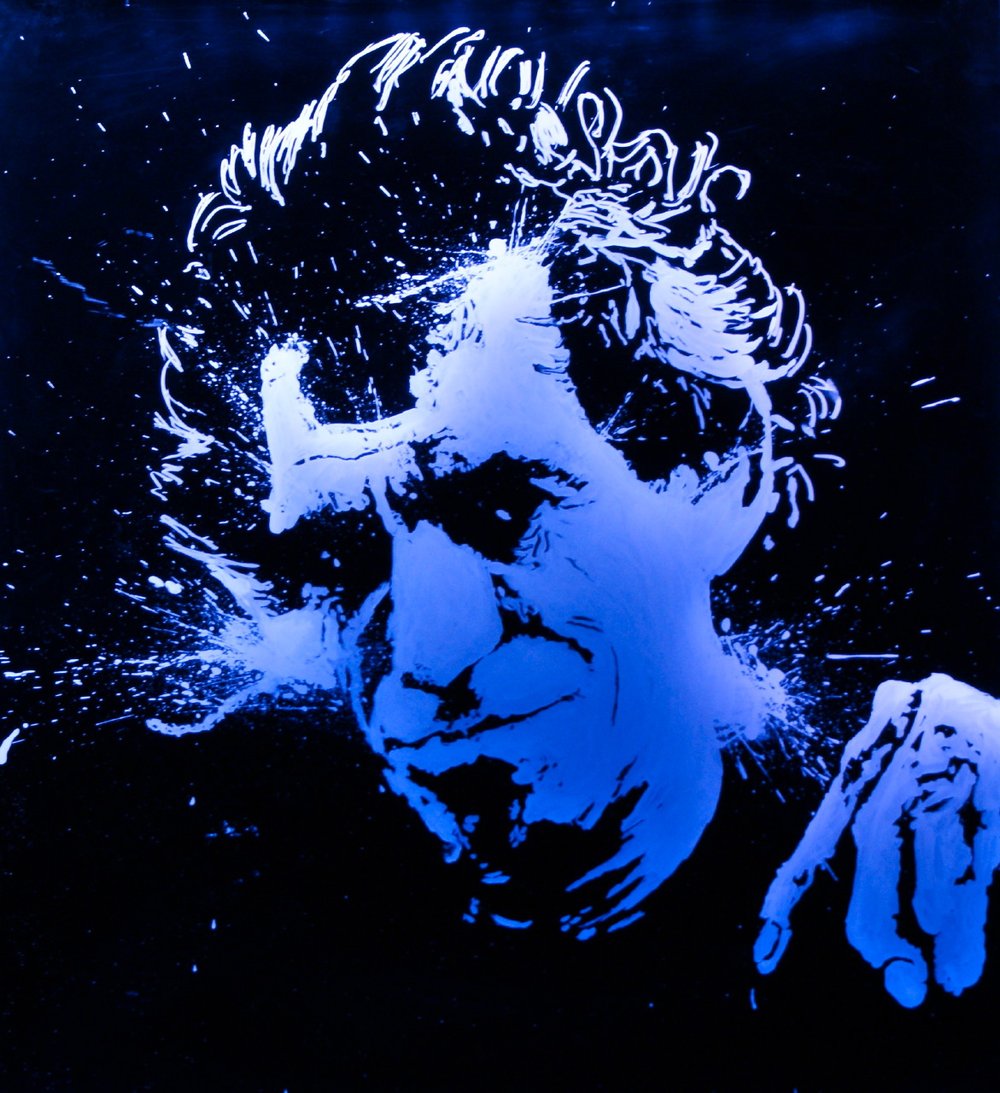 Keith Richards, acrylique