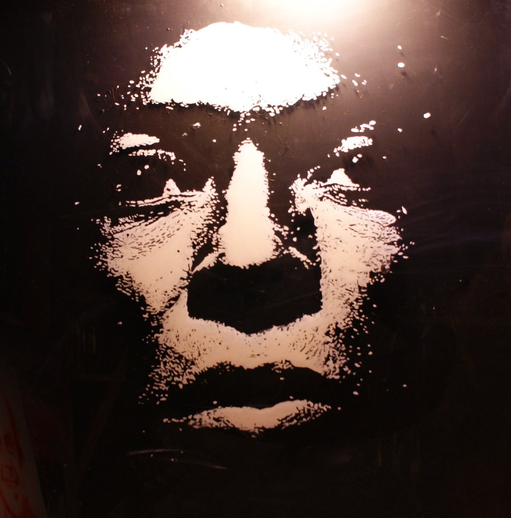 Miles Davis, effet lumière, acrylique