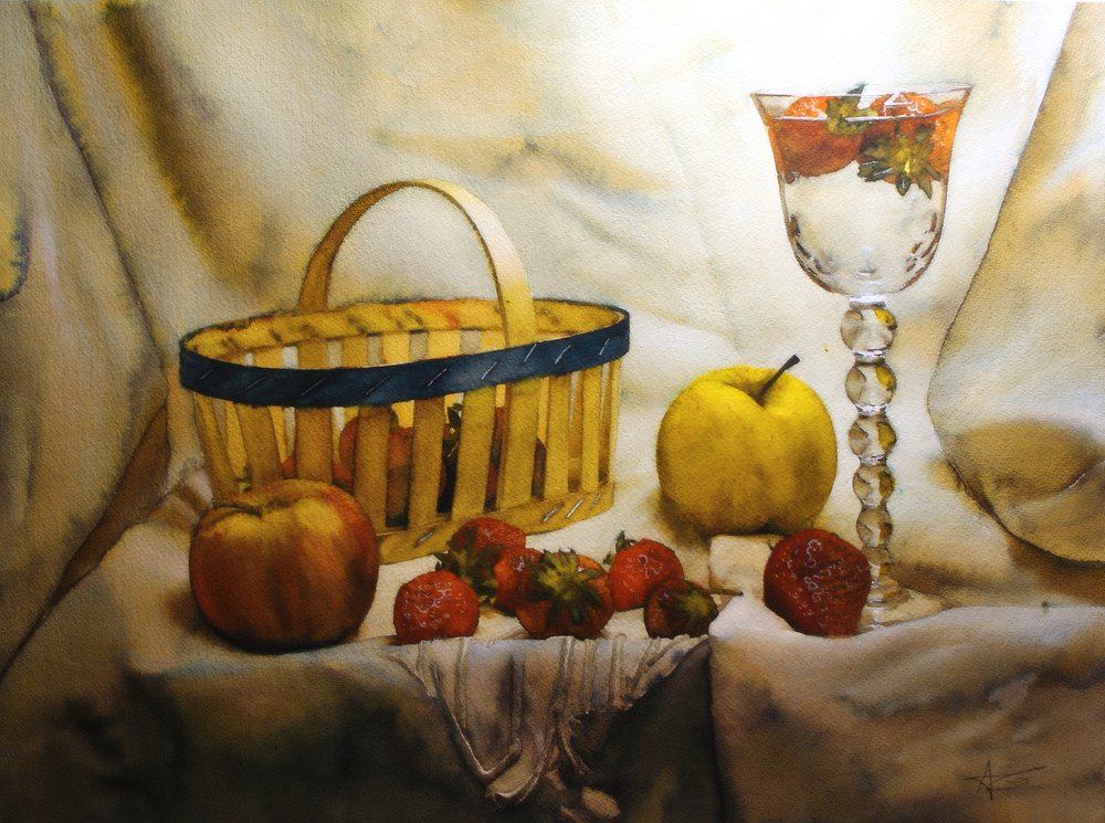 A Night Away, aquarelle