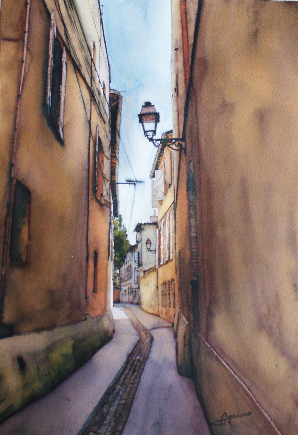 Carrièra Nova, aquarelle