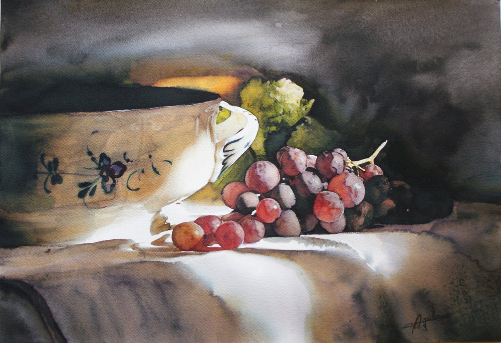 L'hommage au Murex, aquarelle