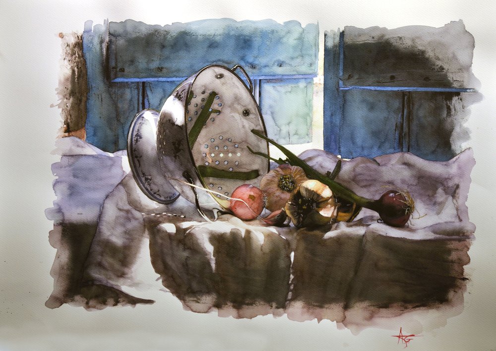 La Vie, aquarelle